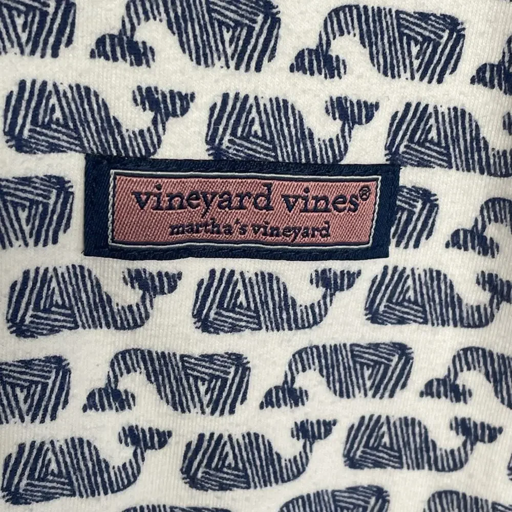 Vineyard Vines Girls Reversible Full-Zip Fleece Jacket Sz XL (16) Cozy Casual